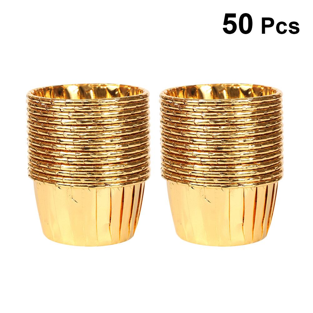 Plastic Cup 50Pcs - 50pcs Colored Hemming Cake Cups Heat