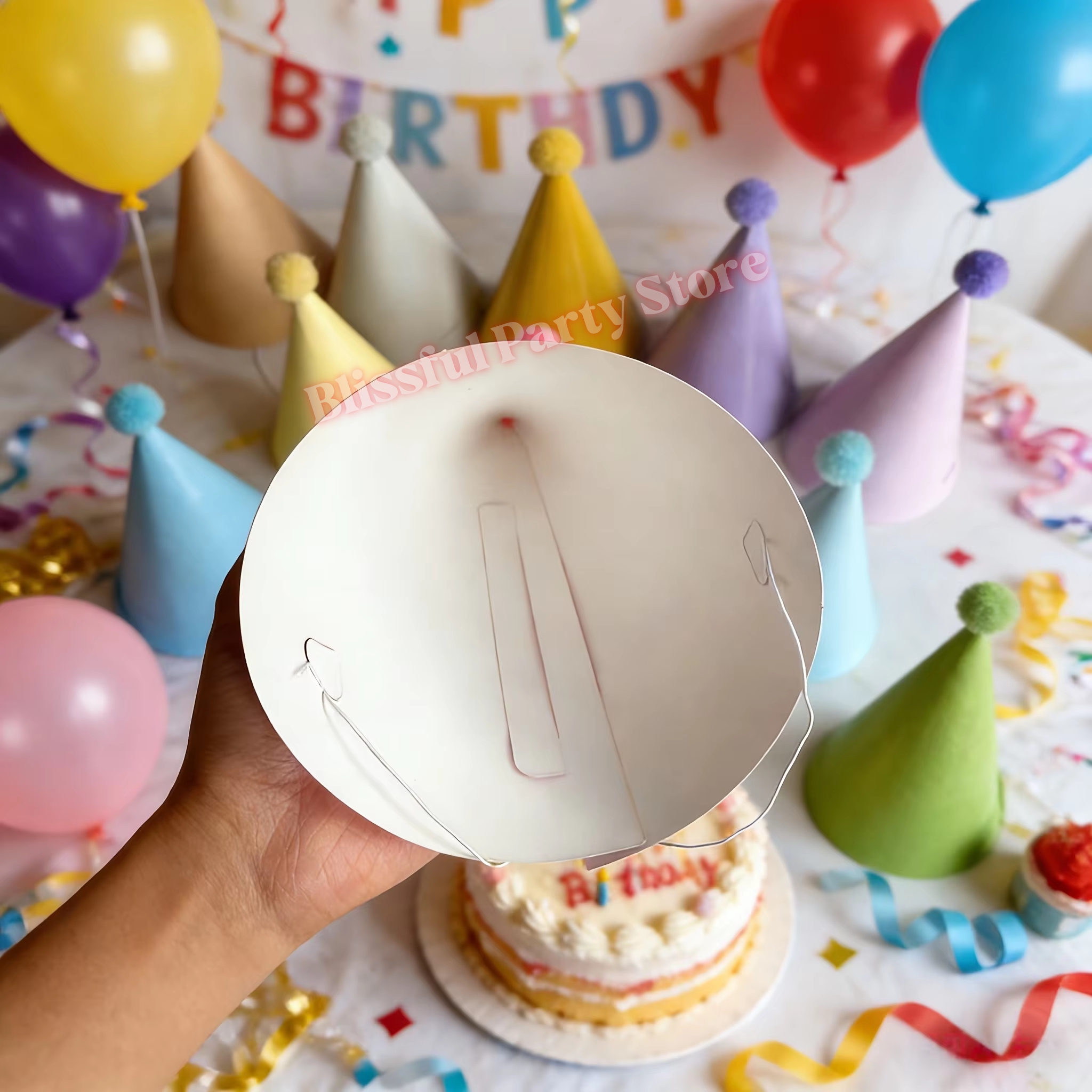 Colorful Birthday Party Hats M - Party Hat Cone のレビューと価格