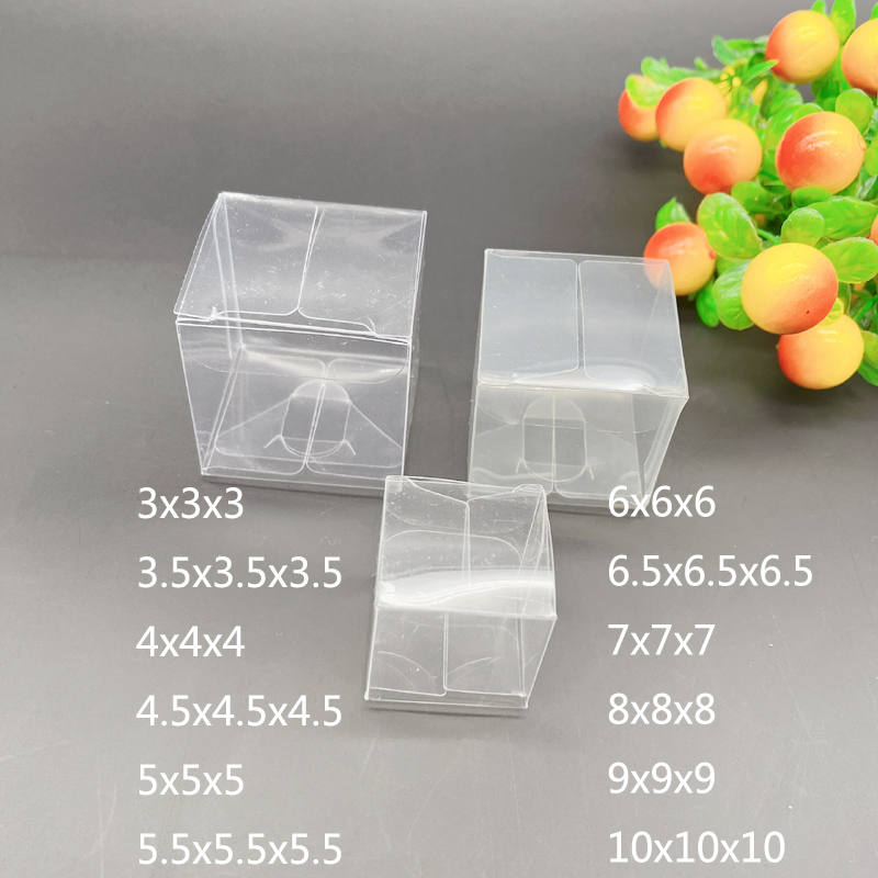 100pcs 3-10cm Square Plastic G - Event Party Box のレビューと価格