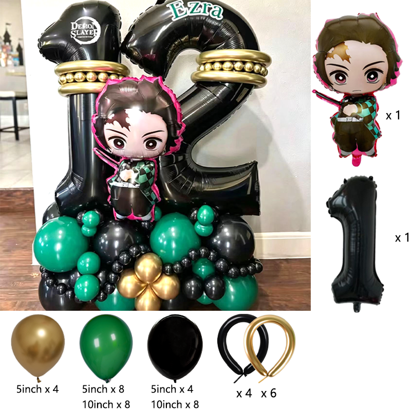 Premium Demon Slayer Theme Bal - Balloon Arch Kit のレビューと価格