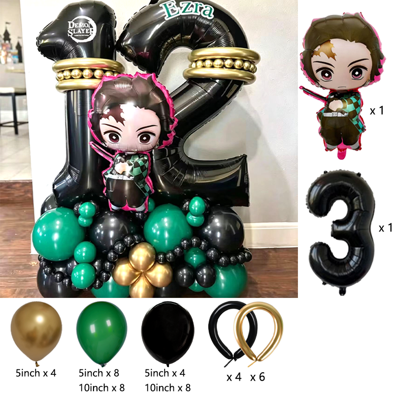 Premium Demon Slayer Theme Bal - Balloon Arch Kit のレビューと価格