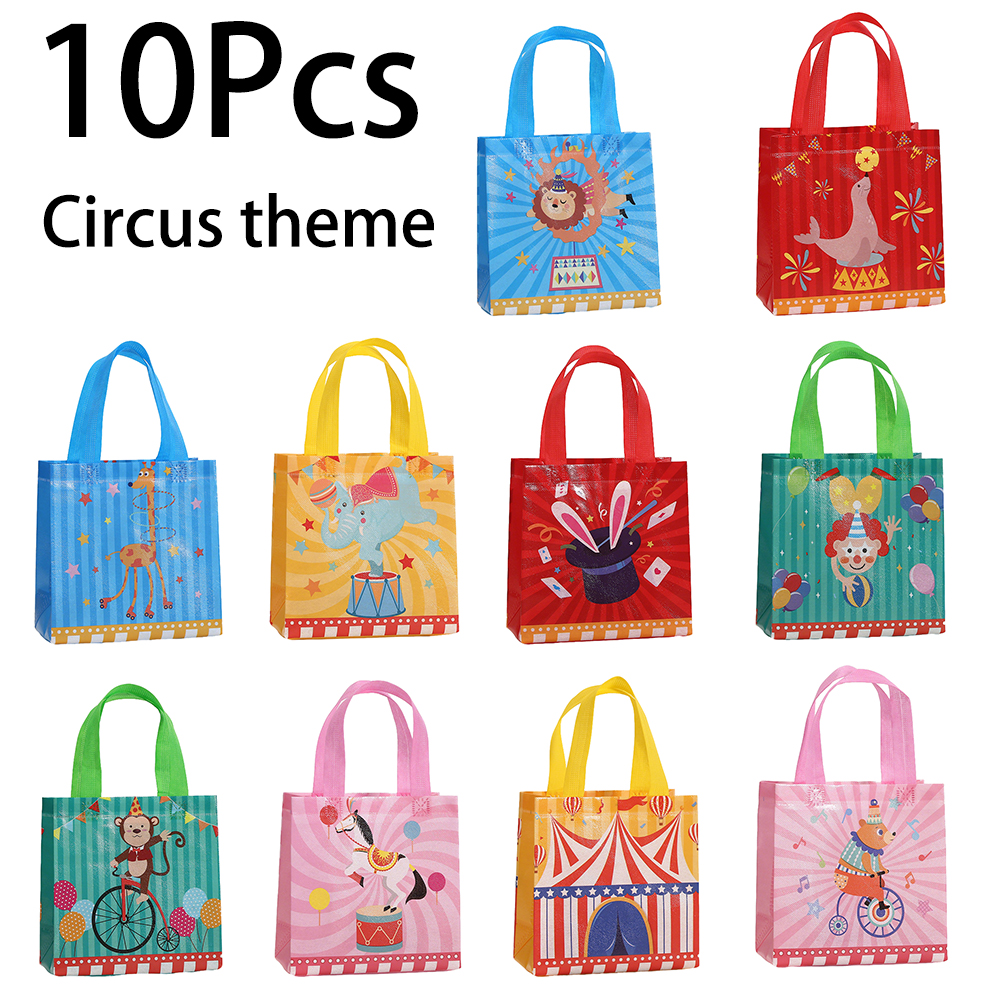 10Pcs Cute Circus Theme Non-wo - Event Party Shop のレビューと価格
