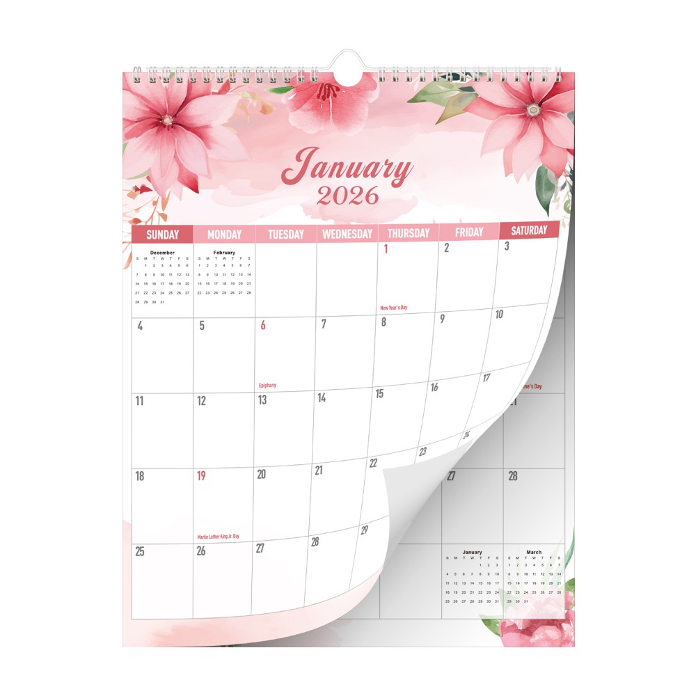 2026 Jan.- 2027 Jun. Wall Cale - Flower Wall Panel のレビューと価格