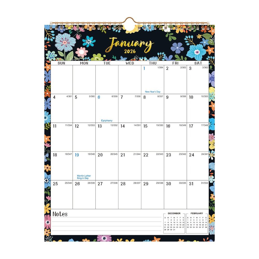 2026 Jan.- 2027 Jun. Wall Cale - Flower Wall Panel のレビューと価格