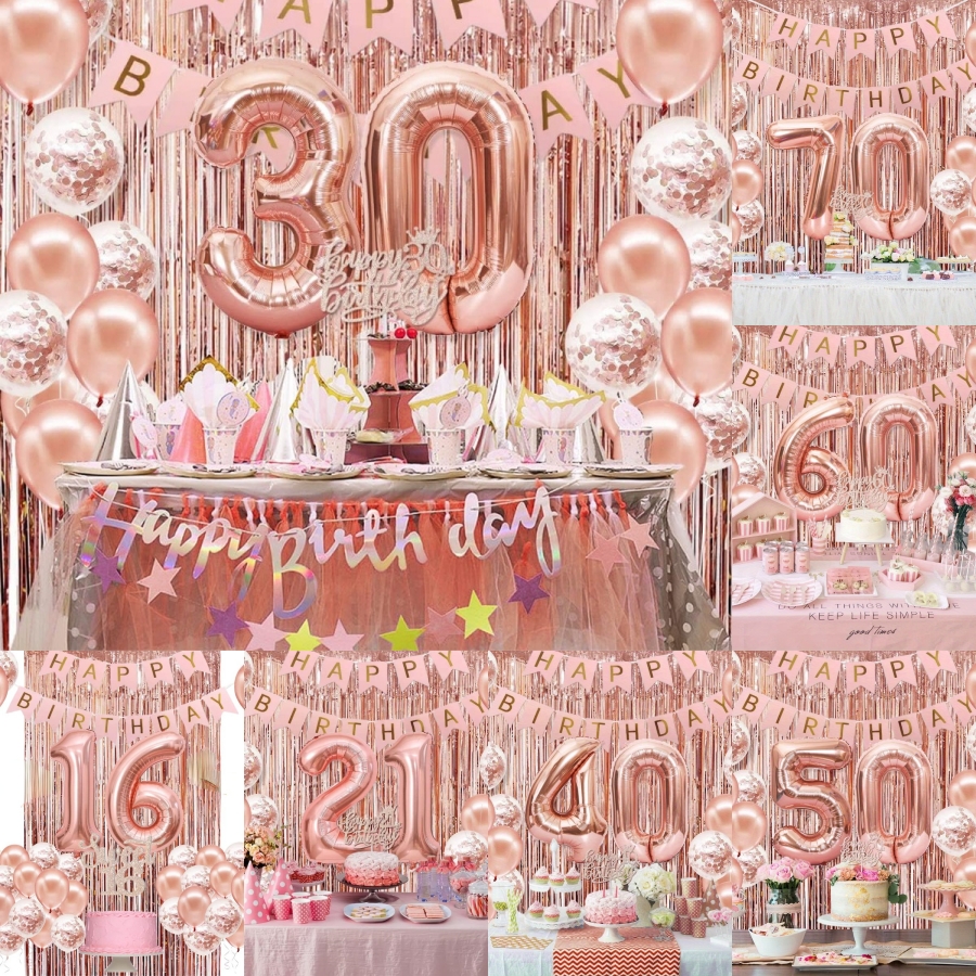 58Pc/Set 40-Inch Number Foil B - Party Banner Gold のレビューと価格