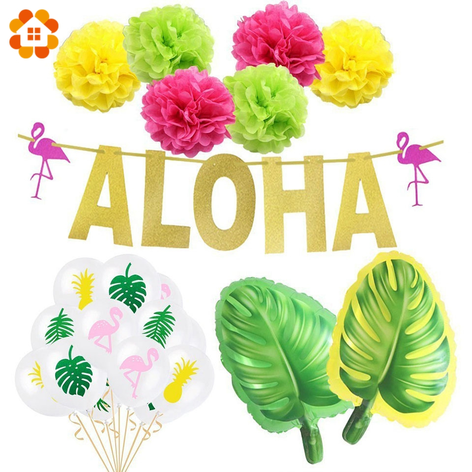 1set Hawaiian Party Decoration - Balloon Arch Kit のレビューと価格