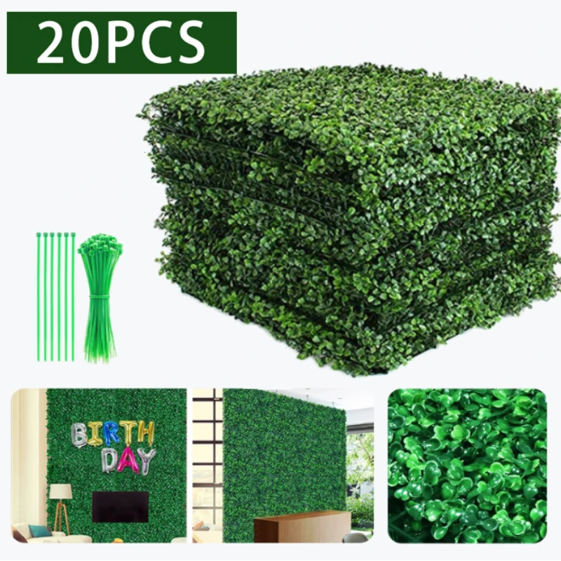 Artificial Plants Grass Wall B - Flower Wall Panel のレビューと価格