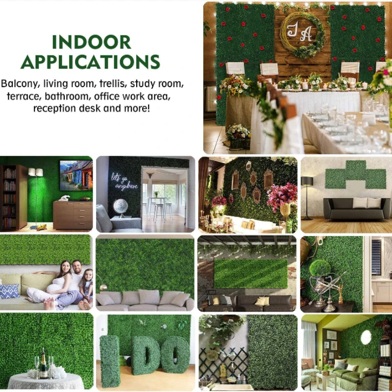 Artificial Plants Grass Wall B - Flower Wall Panel のレビューと価格