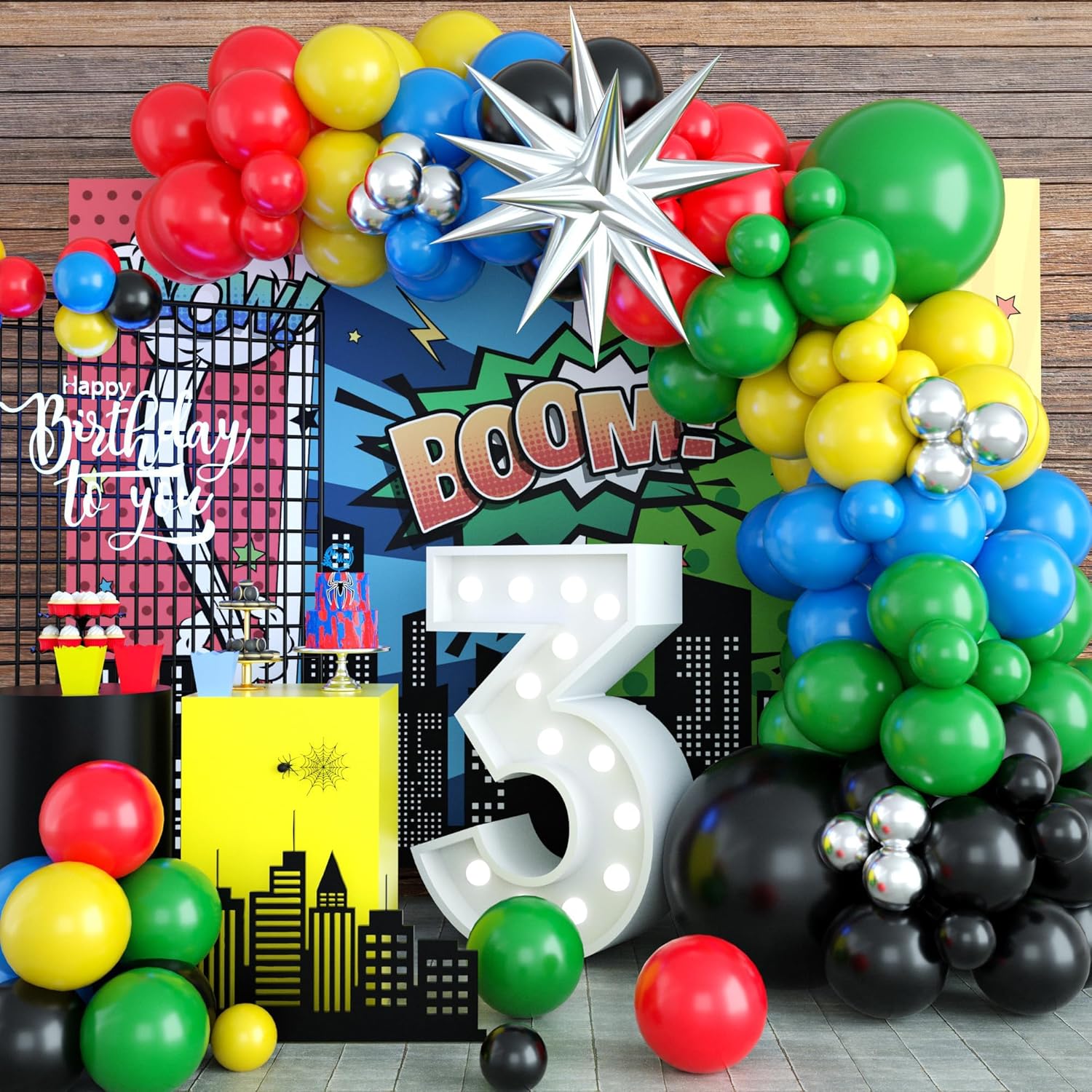 106Pcs Theme Balloon Arch Kit  - Balloon Arch Kit のレビューと価格