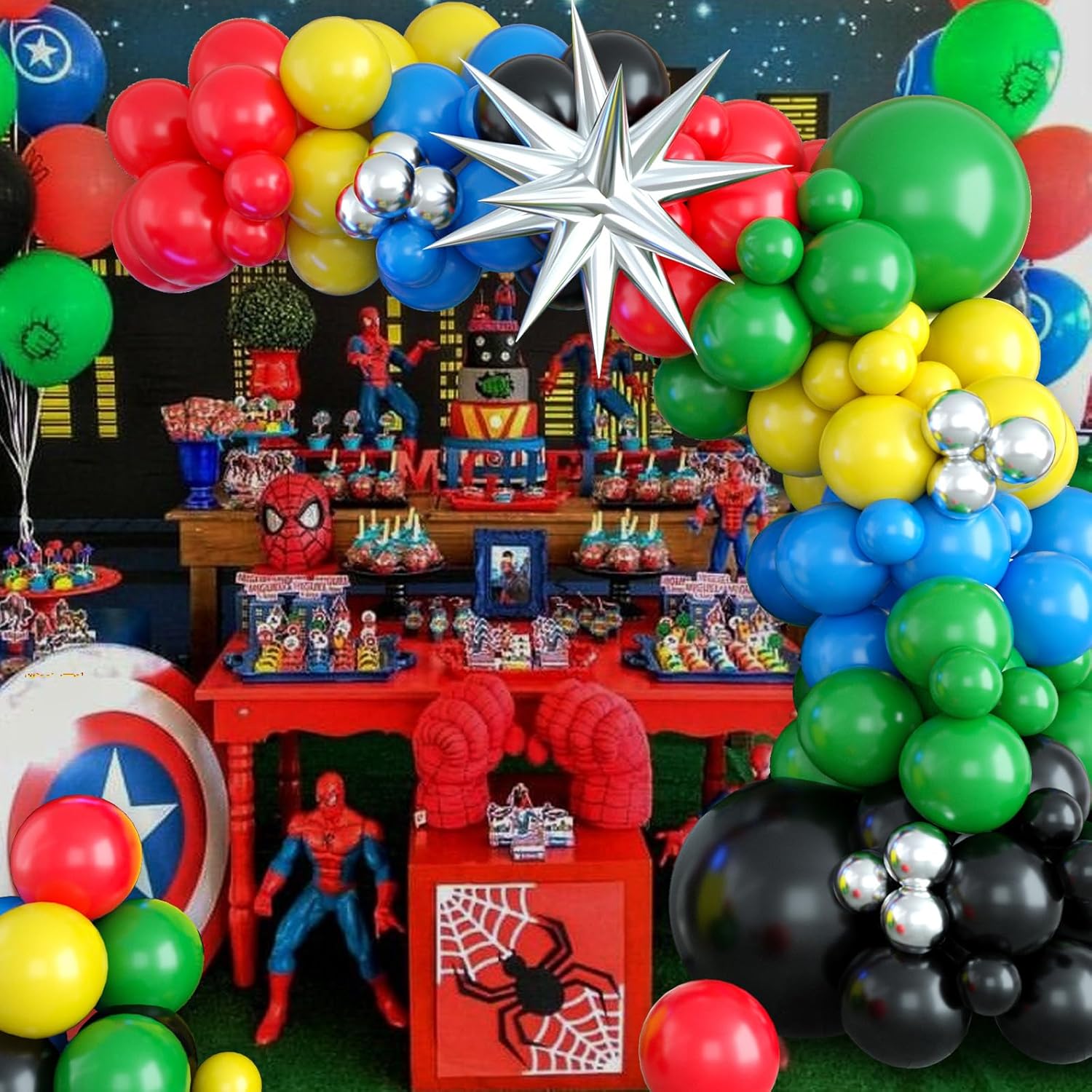 106Pcs Theme Balloon Arch Kit  - Balloon Arch Kit のレビューと価格