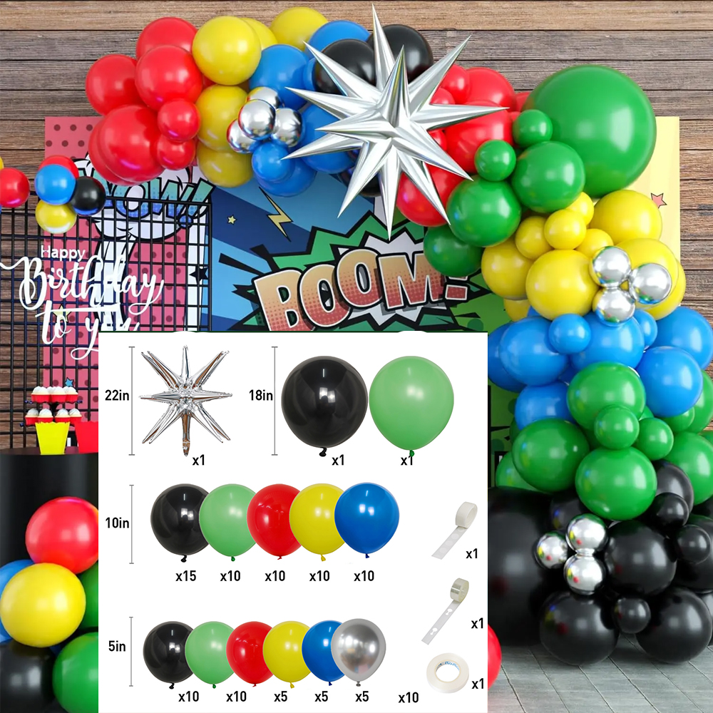 106Pcs Theme Balloon Arch Kit  - Balloon Arch Kit のレビューと価格