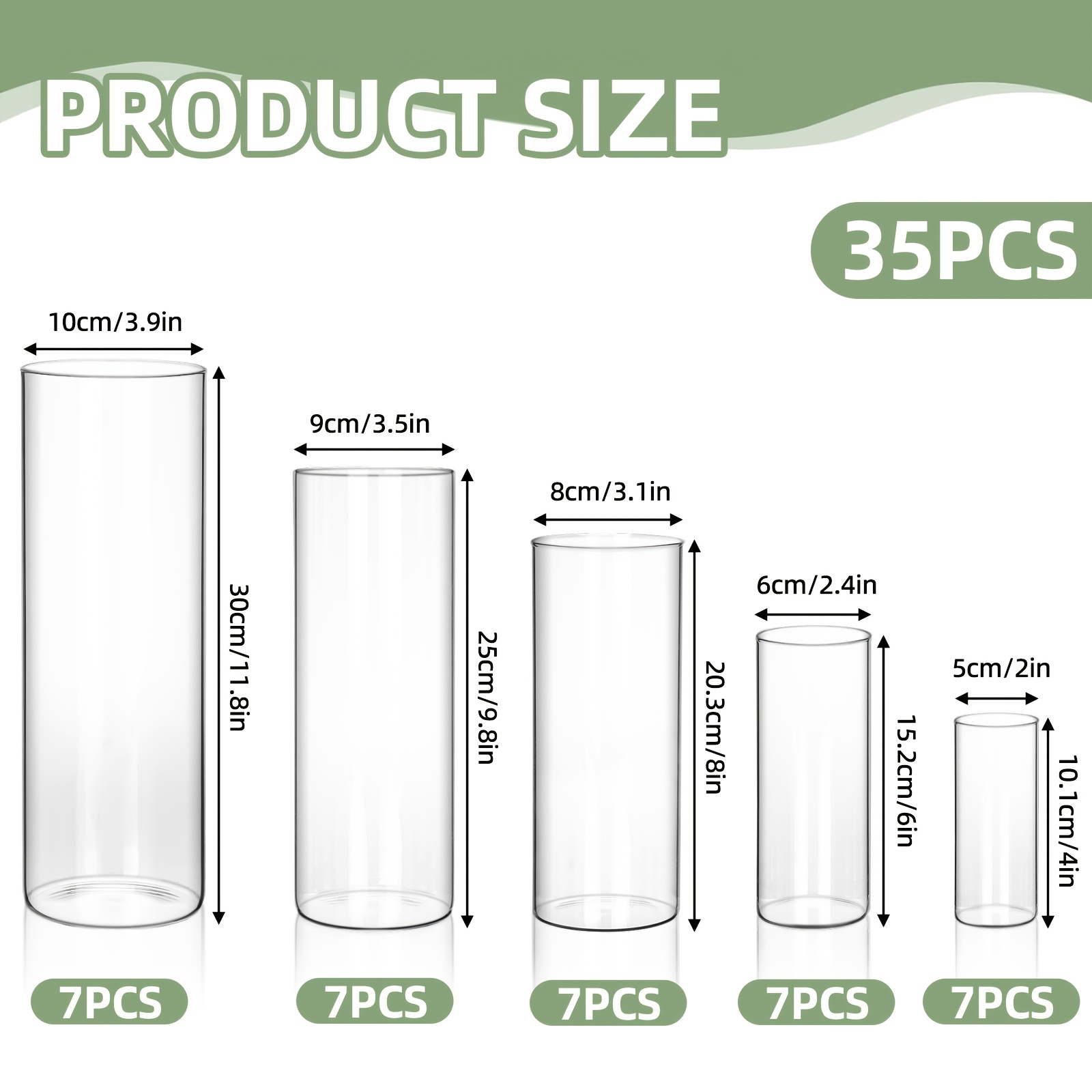 Set of 35 High-Quality Thick G - Centerpiece Stick のレビューと価格