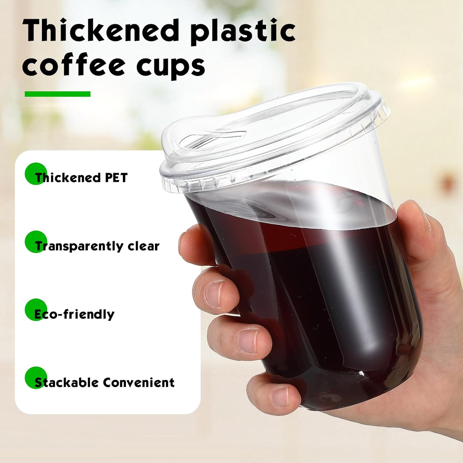 Clear Plastic Cups with Strawl - Plastic Cup 50Pcs のレビューと価格