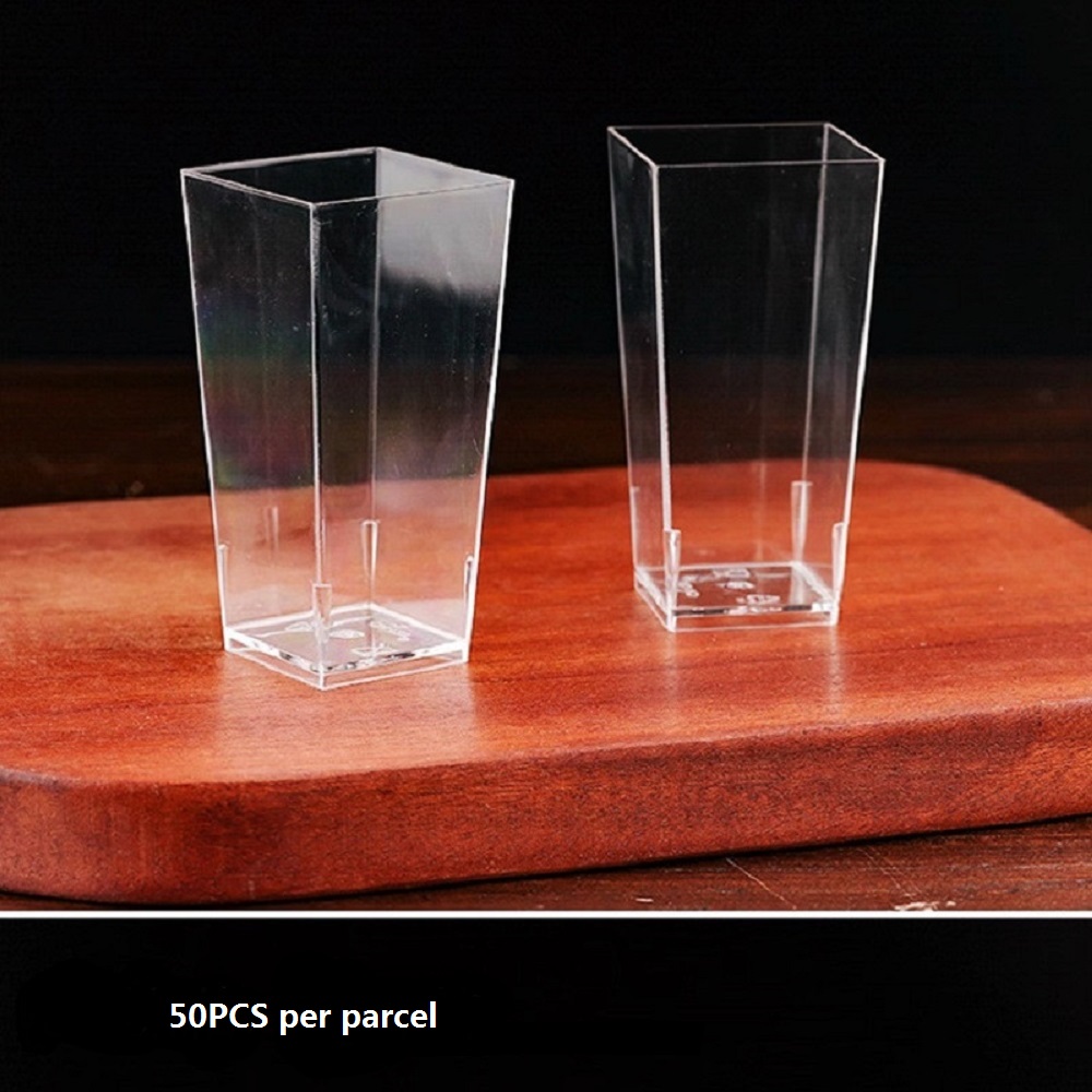 25/50/100 Pack 5oz Mini Desser - Plastic Cup 50Pcs のレビューと価格