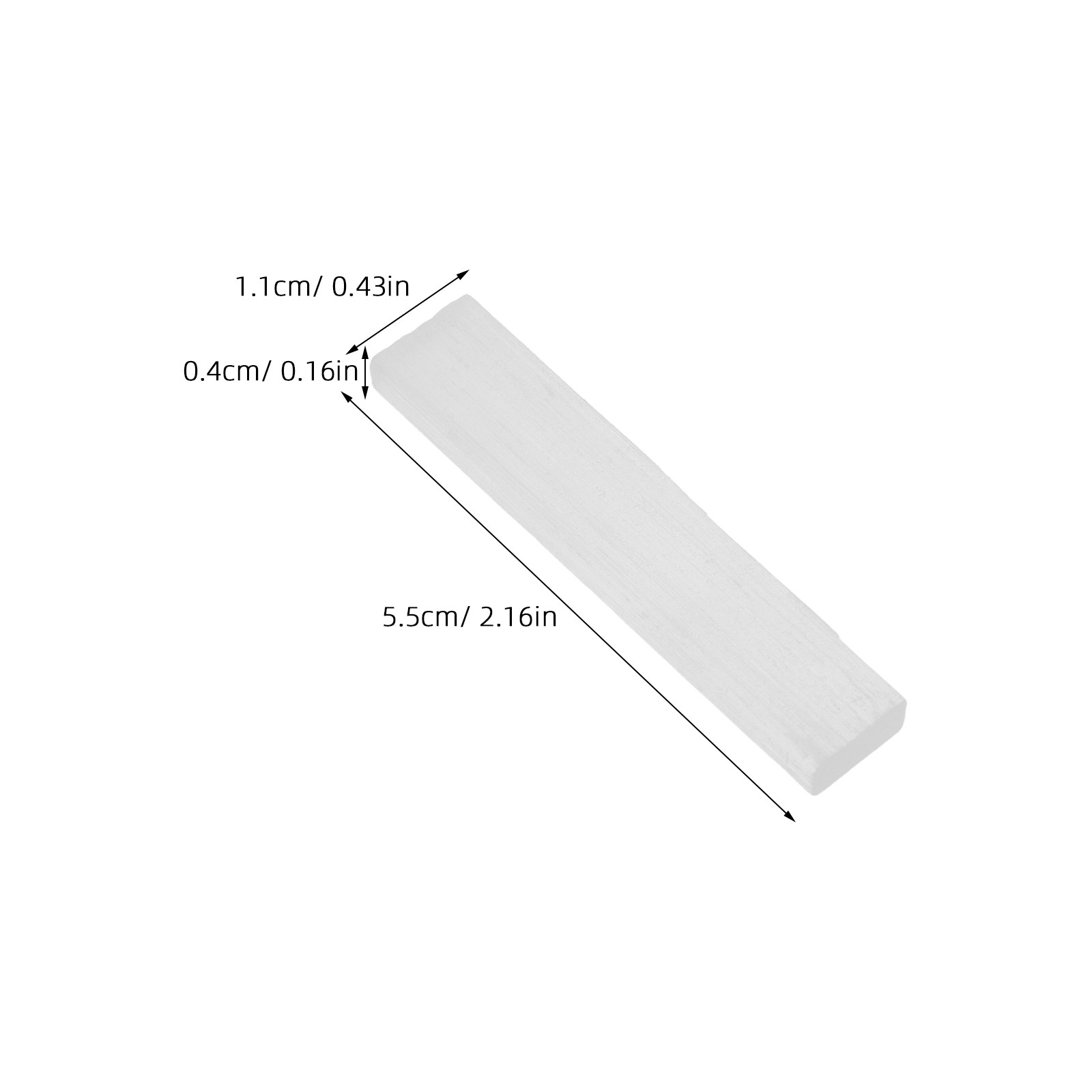 10Pcs Natural Moroccan Selenit - Centerpiece Stick のレビューと価格