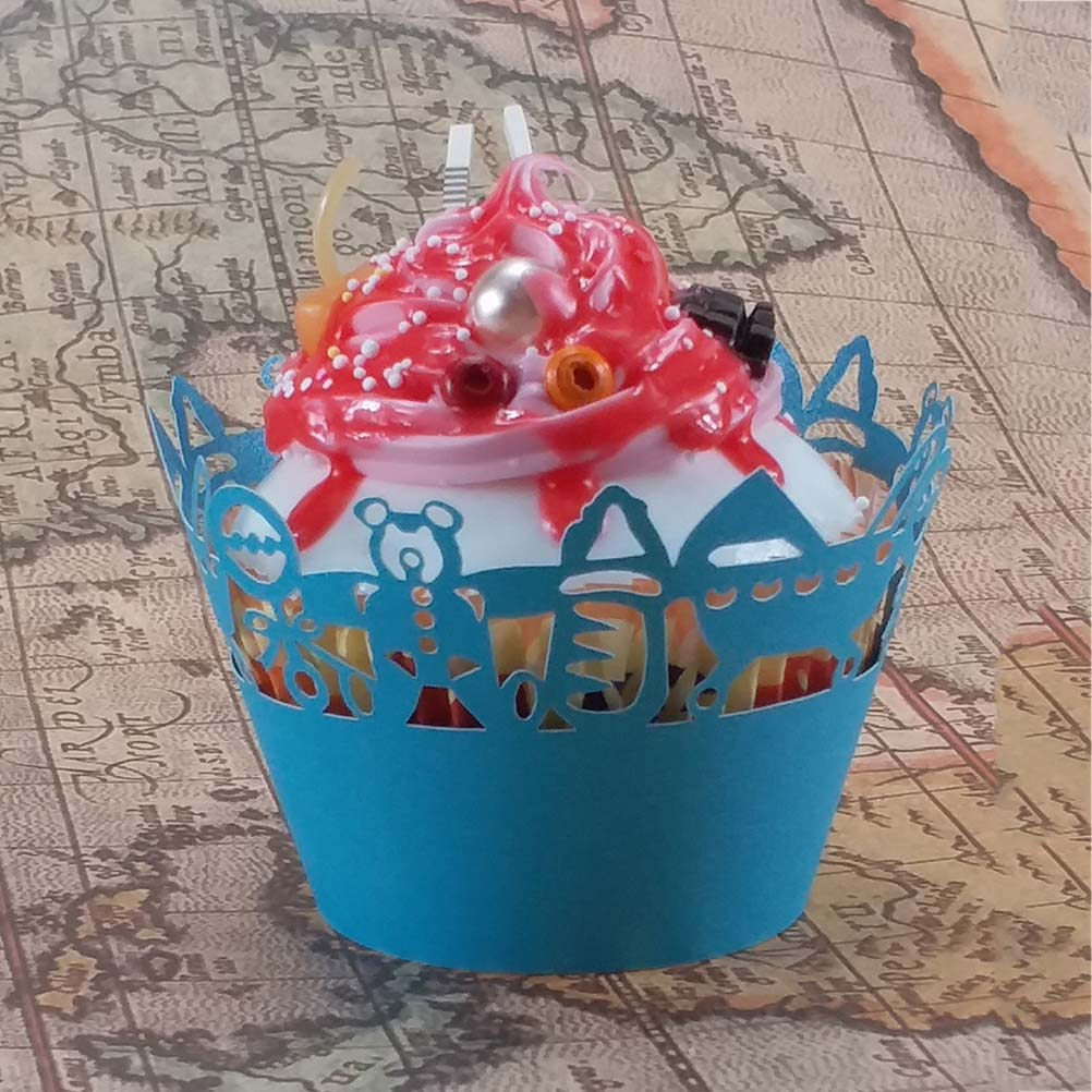 50pcs Carriage Cut Cupcake Wra - Plastic Cup 50Pcs のレビューと価格