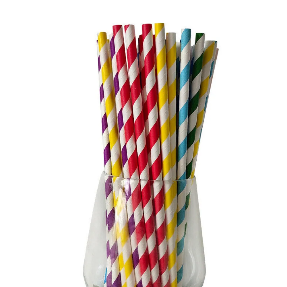 100 Bulk Packed Paper Straws P - Paper Straw Color のレビューと価格