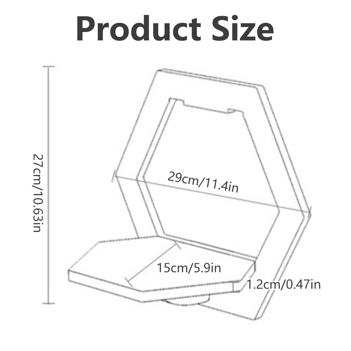 3Pcs Wall Organizer Wall Shelf - Flower Wall Panel のレビューと価格