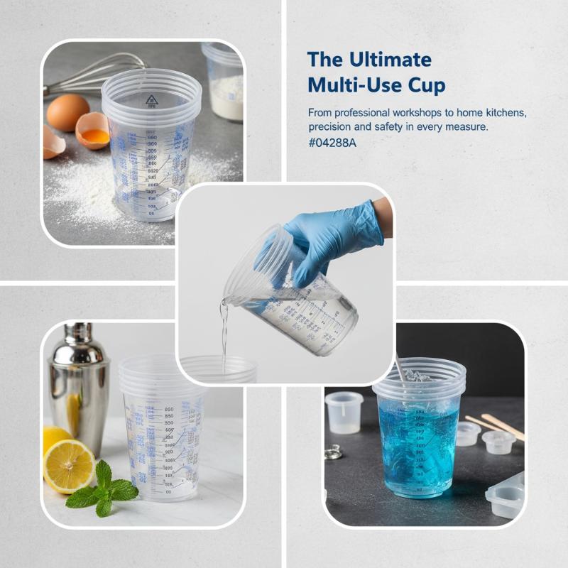 50PCS 600ml Calibrated Plastic - Plastic Cup 50Pcs のレビューと価格