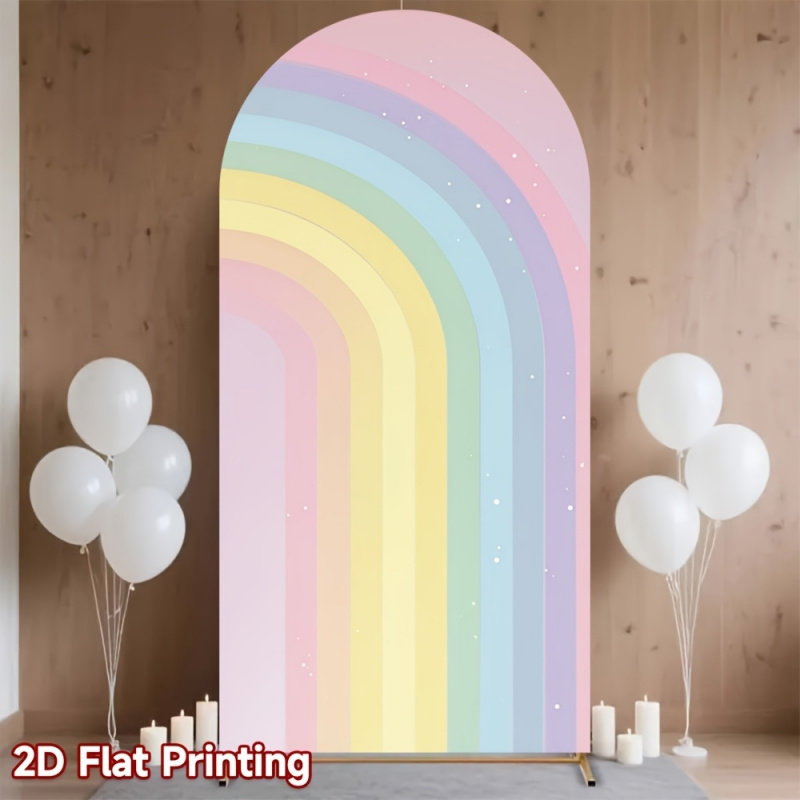 VIKAMA Macaron Rainbow Arch Ba - Dessert Table Backdrop のレビューと価格