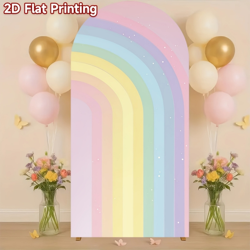 VIKAMA Macaron Rainbow Arch Ba - Dessert Table Backdrop のレビューと価格