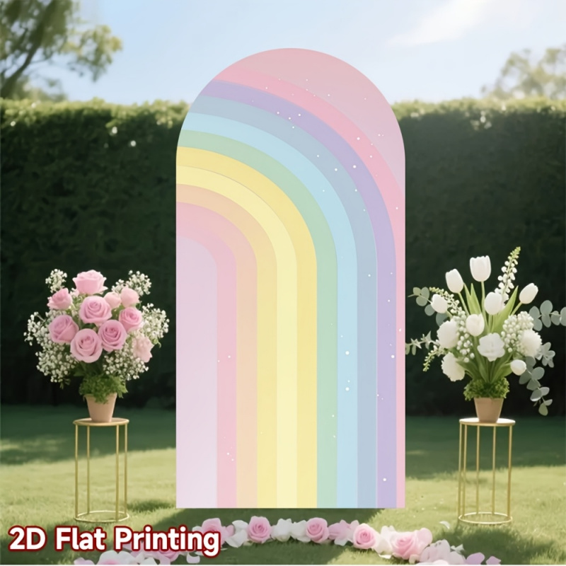 VIKAMA Macaron Rainbow Arch Ba - Dessert Table Backdrop のレビューと価格