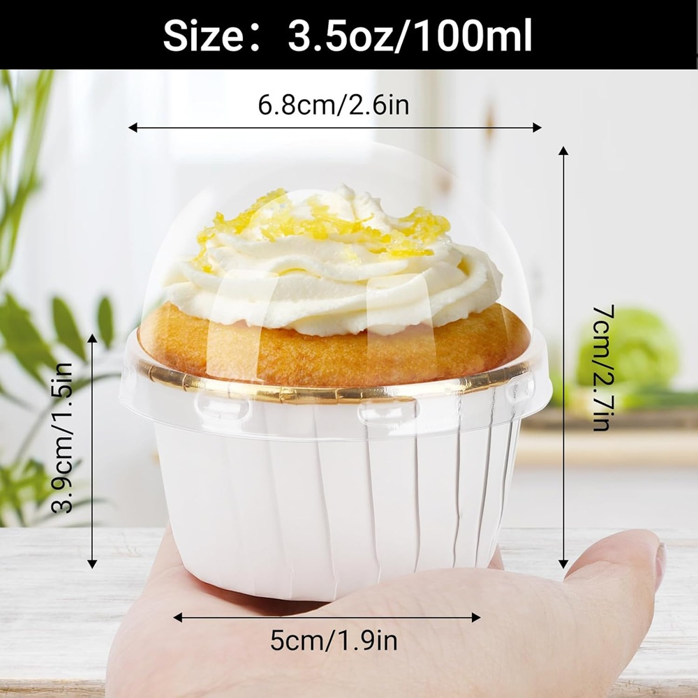 50 pcs Muffins Cup Paper Cupca - Plastic Cup 50Pcs のレビューと価格