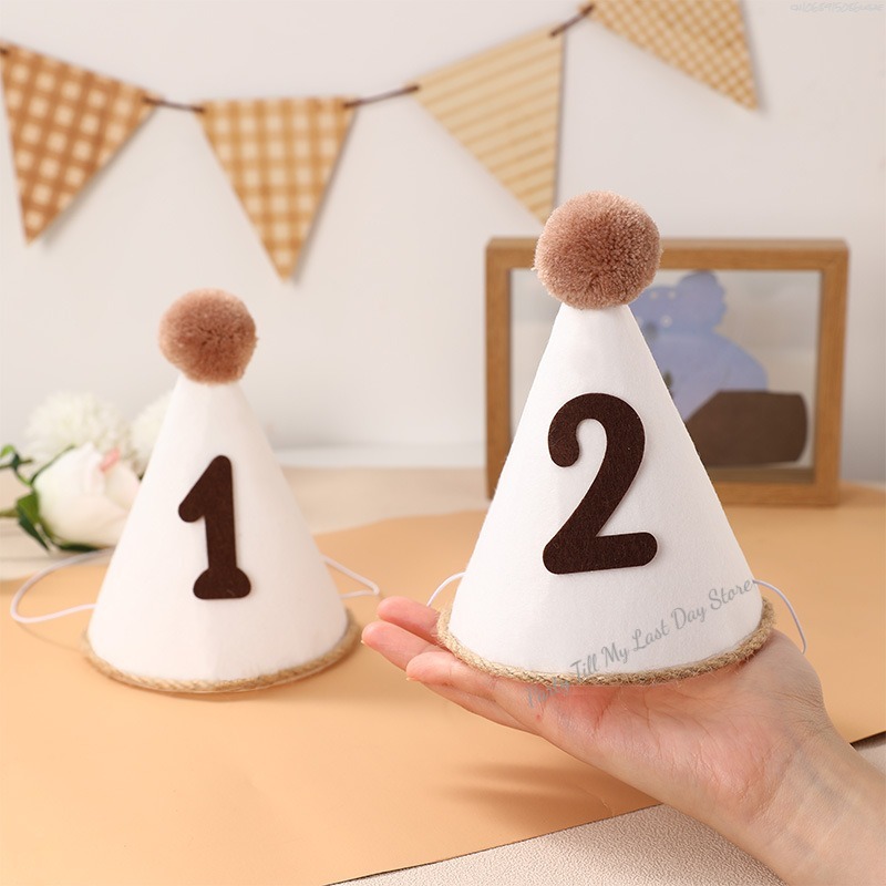 1Pc INS Kids Birthday Hat Non- - Party Hat Cone のレビューと価格