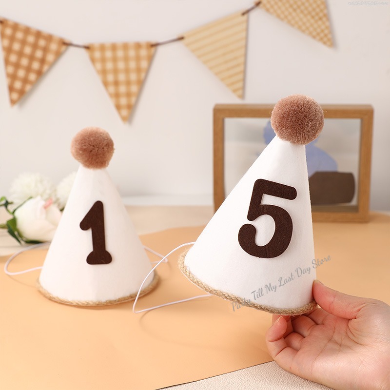 1Pc INS Kids Birthday Hat Non- - Party Hat Cone のレビューと価格