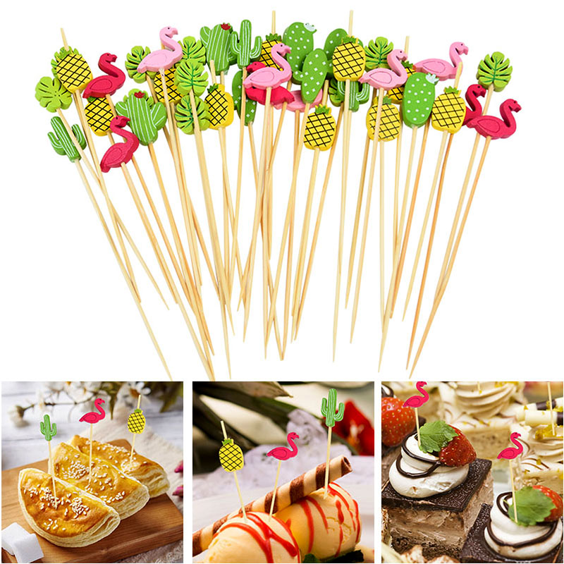 100Pcs Disposable Bamboo Skewe - Centerpiece Stick のレビューと価格