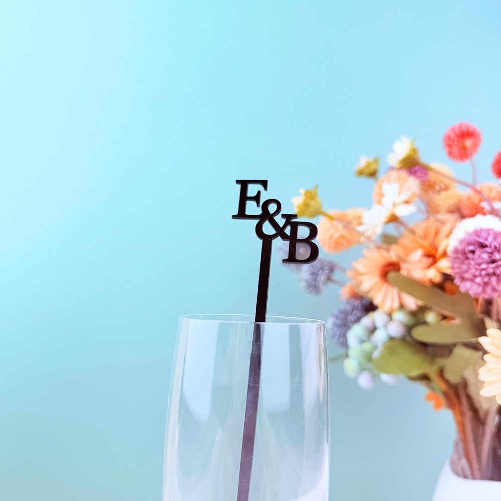 20pcs/50pcs Custom Initial nam - Centerpiece Stick のレビューと価格