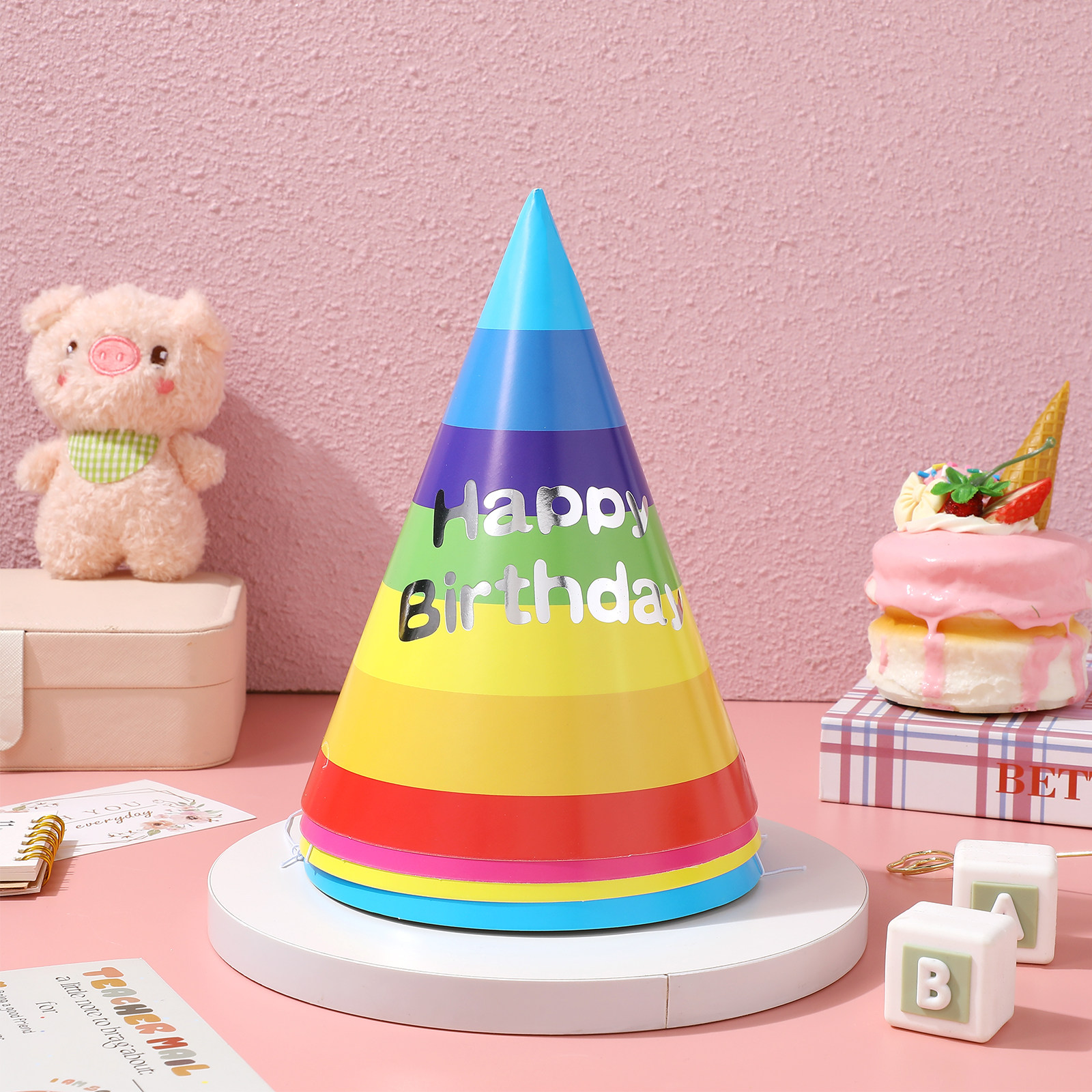 20Pcs Cute Birthday Party Hats - Party Hat Cone のレビューと価格