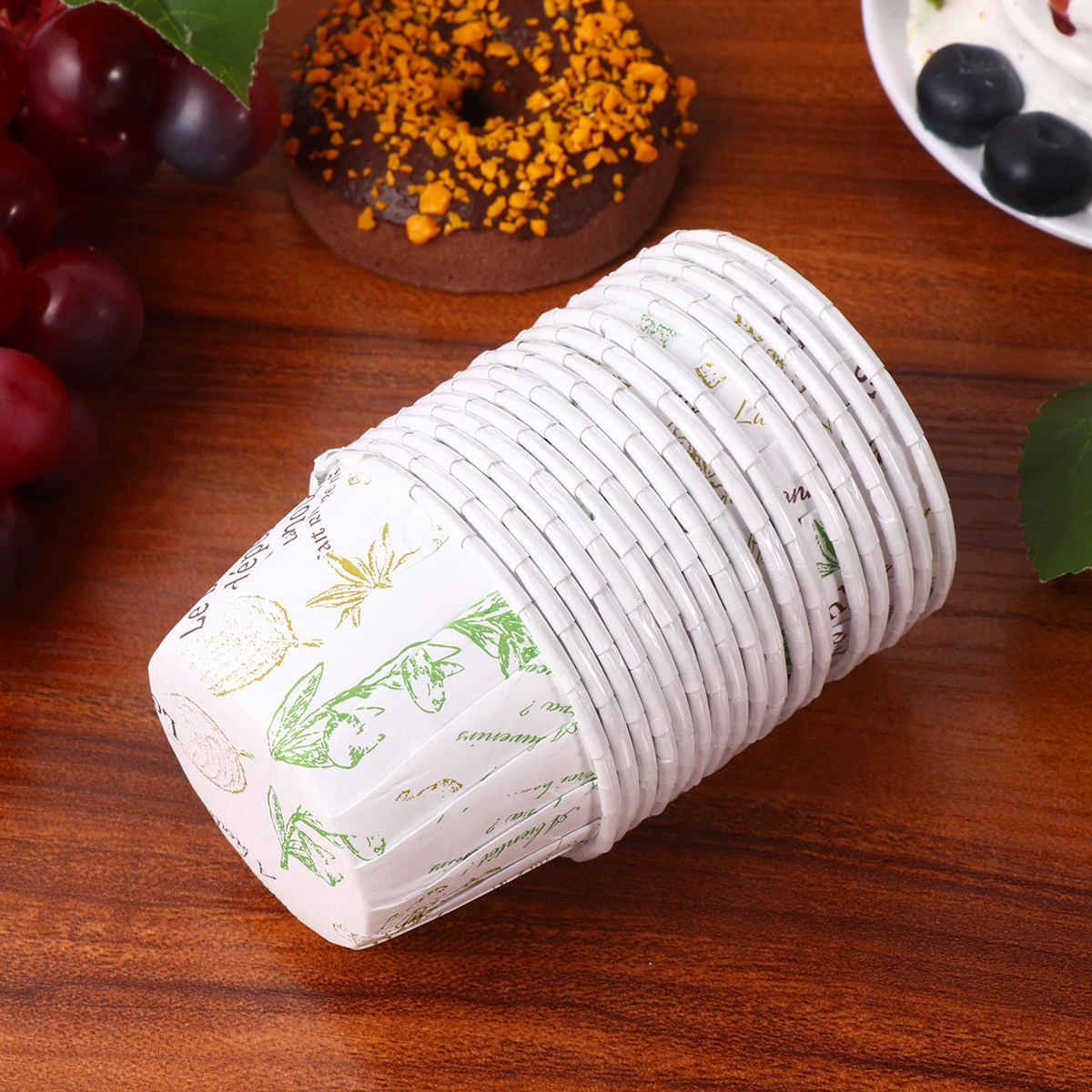 50Pcs Disposable Muffin Boxes  - Plastic Cup 50Pcs のレビューと価格