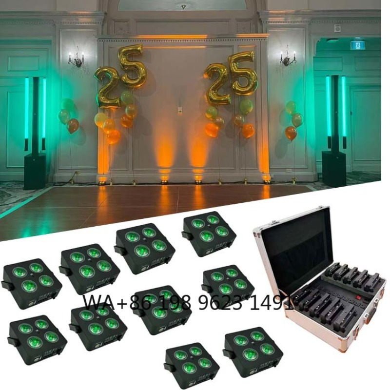 4X18W Flat Mini LED Par Light  - Event Party Dj のレビューと価格