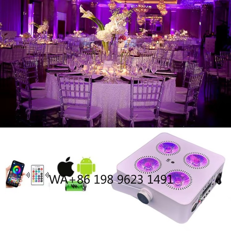 4X18W Flat Mini LED Par Light  - Event Party Dj のレビューと価格
