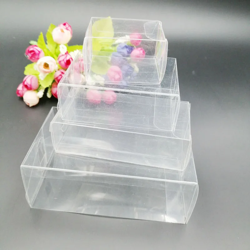 50pcs 4xBxC Rectangle Transpar - Event Party Box のレビューと価格