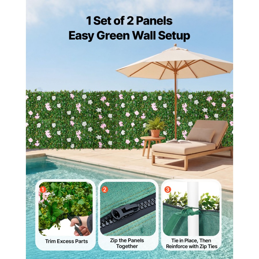 Wedding event backdrop: 3D sil - Flower Wall Panel のレビューと価格