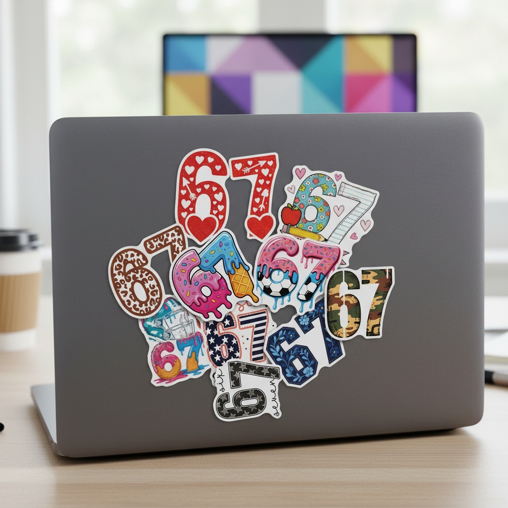 50pcs Number 67 Digital Graffi - Plastic Cup 50Pcs のレビューと価格