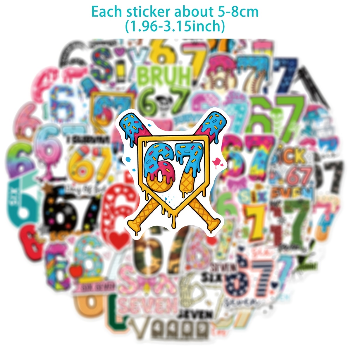 50pcs Number 67 Digital Graffi - Plastic Cup 50Pcs のレビューと価格