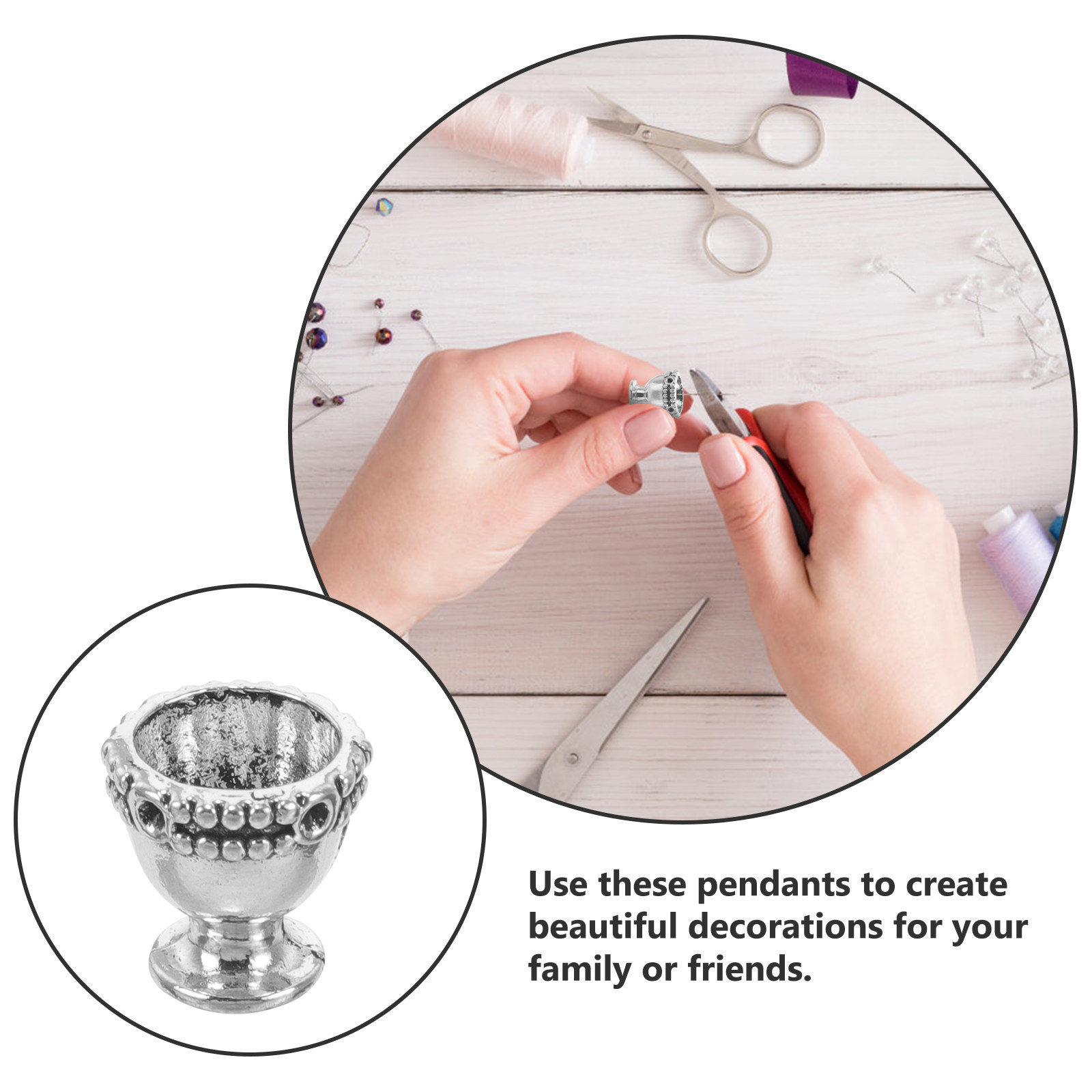50Pcs Vintage Wine Cup Charms  - Plastic Cup 50Pcs のレビューと価格