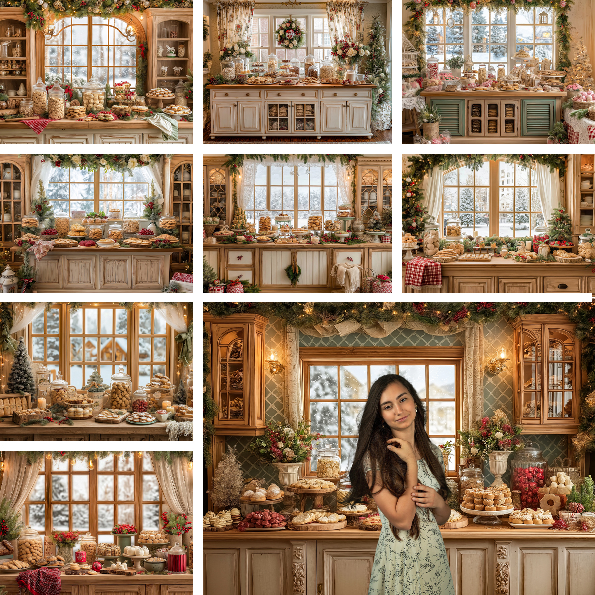 Christmas-Themed Dessert Table - Dessert Table Backdrop のレビューと価格
