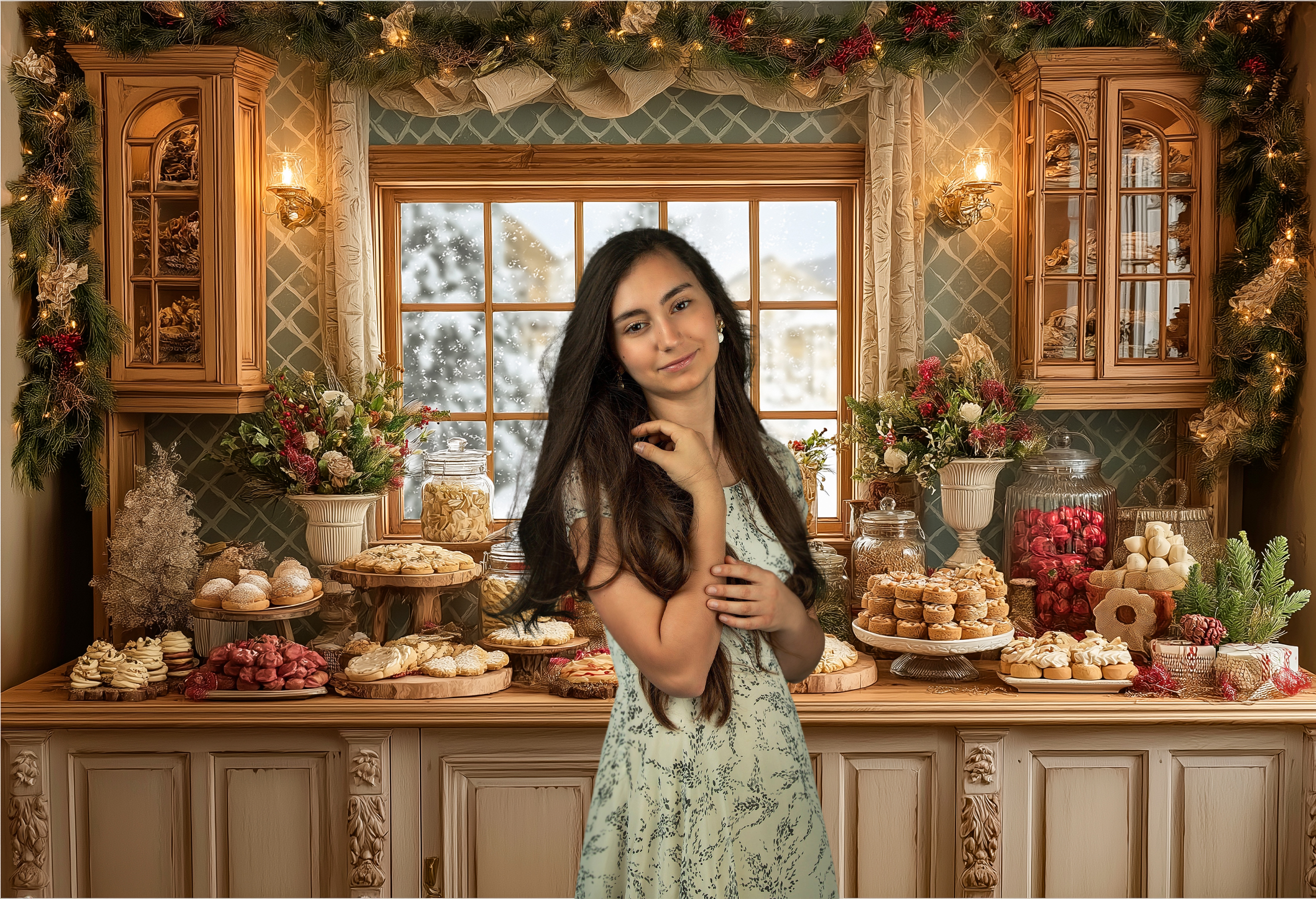 Christmas-Themed Dessert Table - Dessert Table Backdrop のレビューと価格