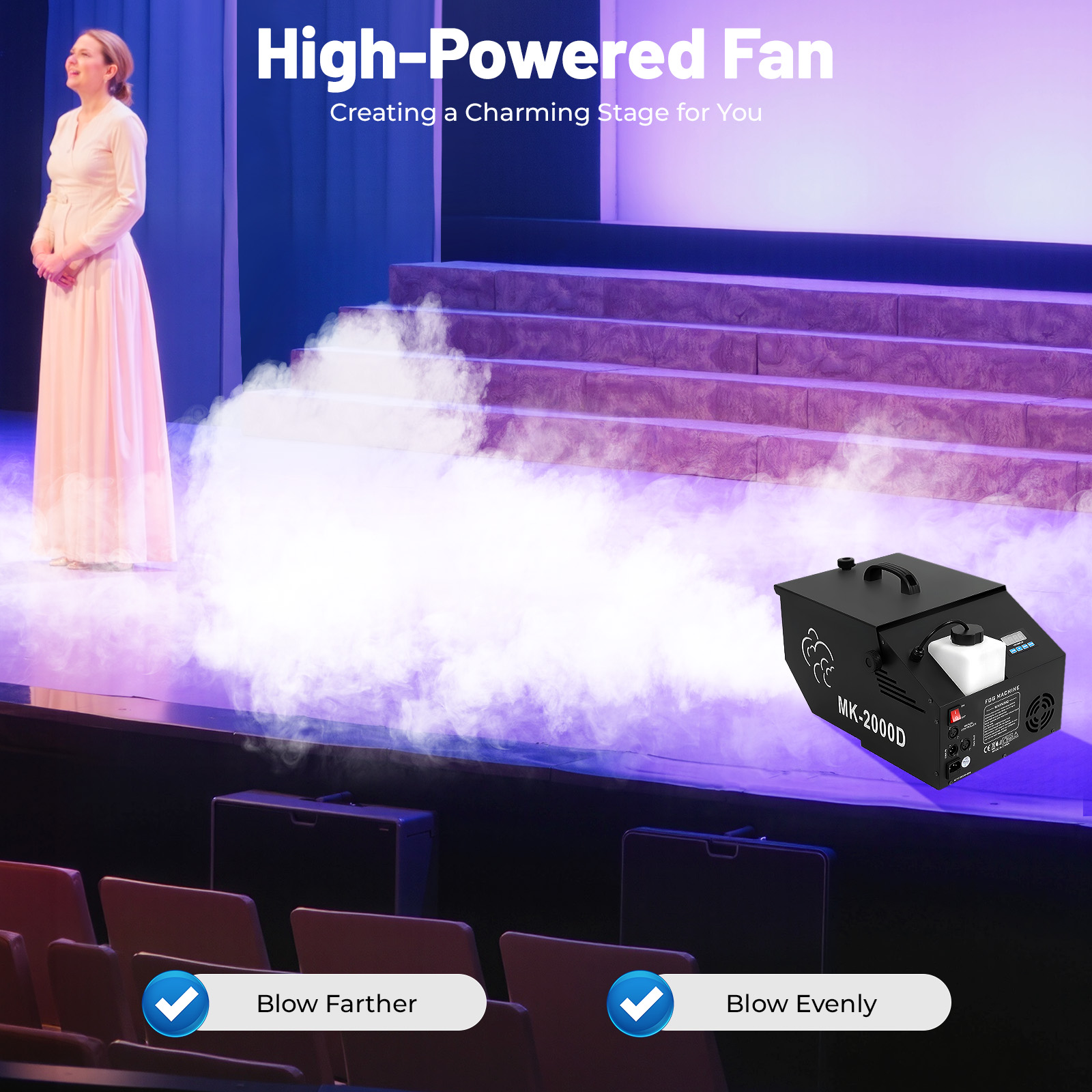 Low Lying Smoke Machine 1200W  - Event Party Dj のレビューと価格
