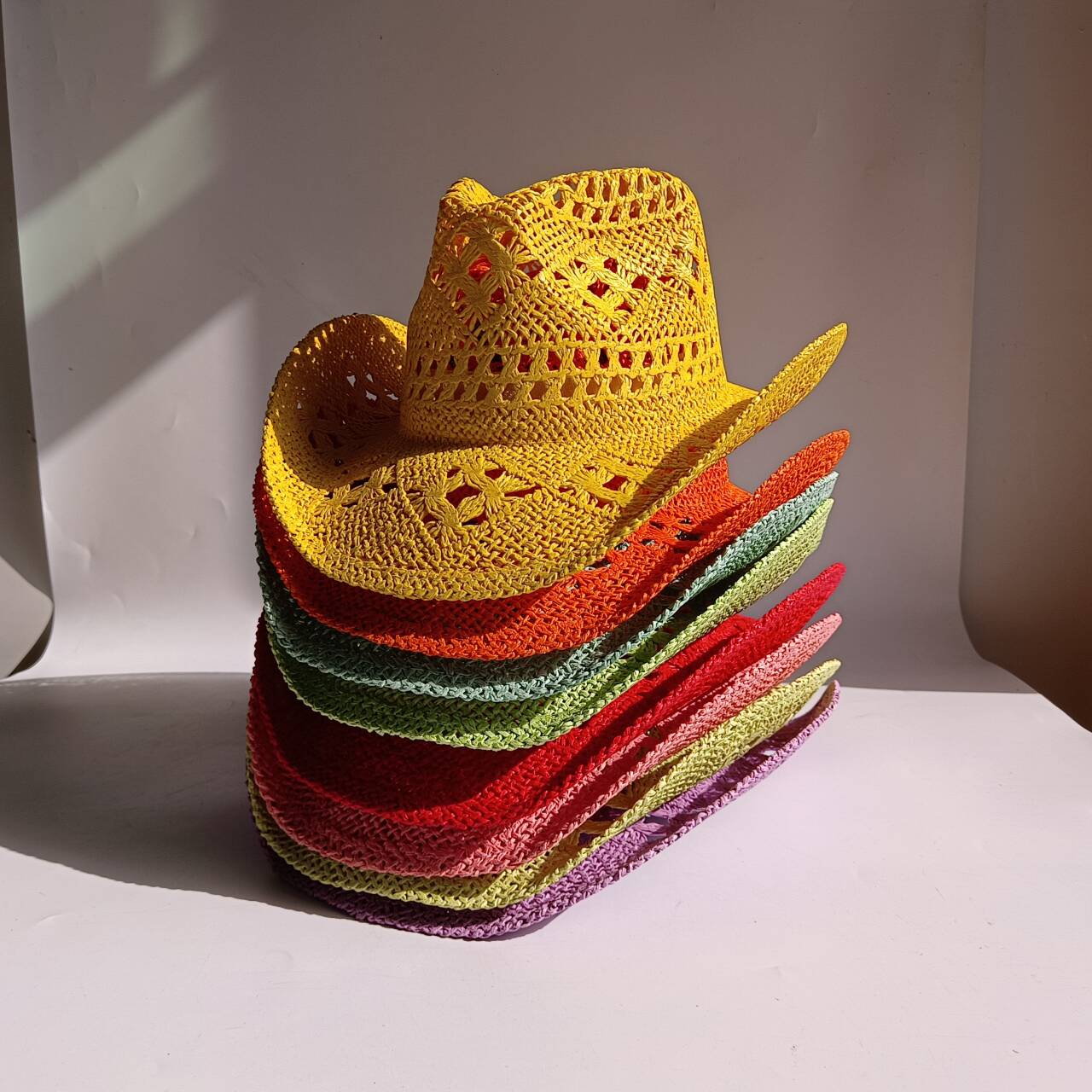 Cowboy Straw Hat new color Han - Paper Straw Color のレビューと価格