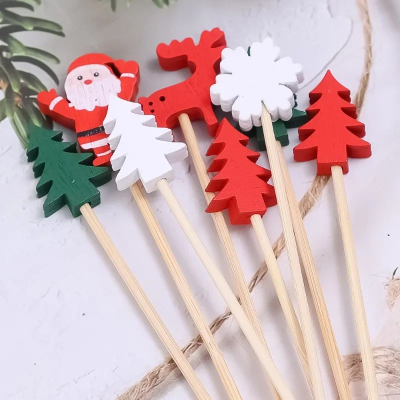 200/50PCS Christmas Fruit Skew - Centerpiece Stick のレビューと価格