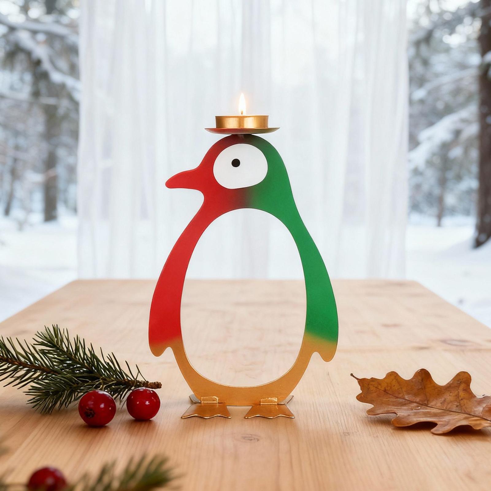 Tea Light Candle Holder Pengui - Centerpiece Stick のレビューと価格