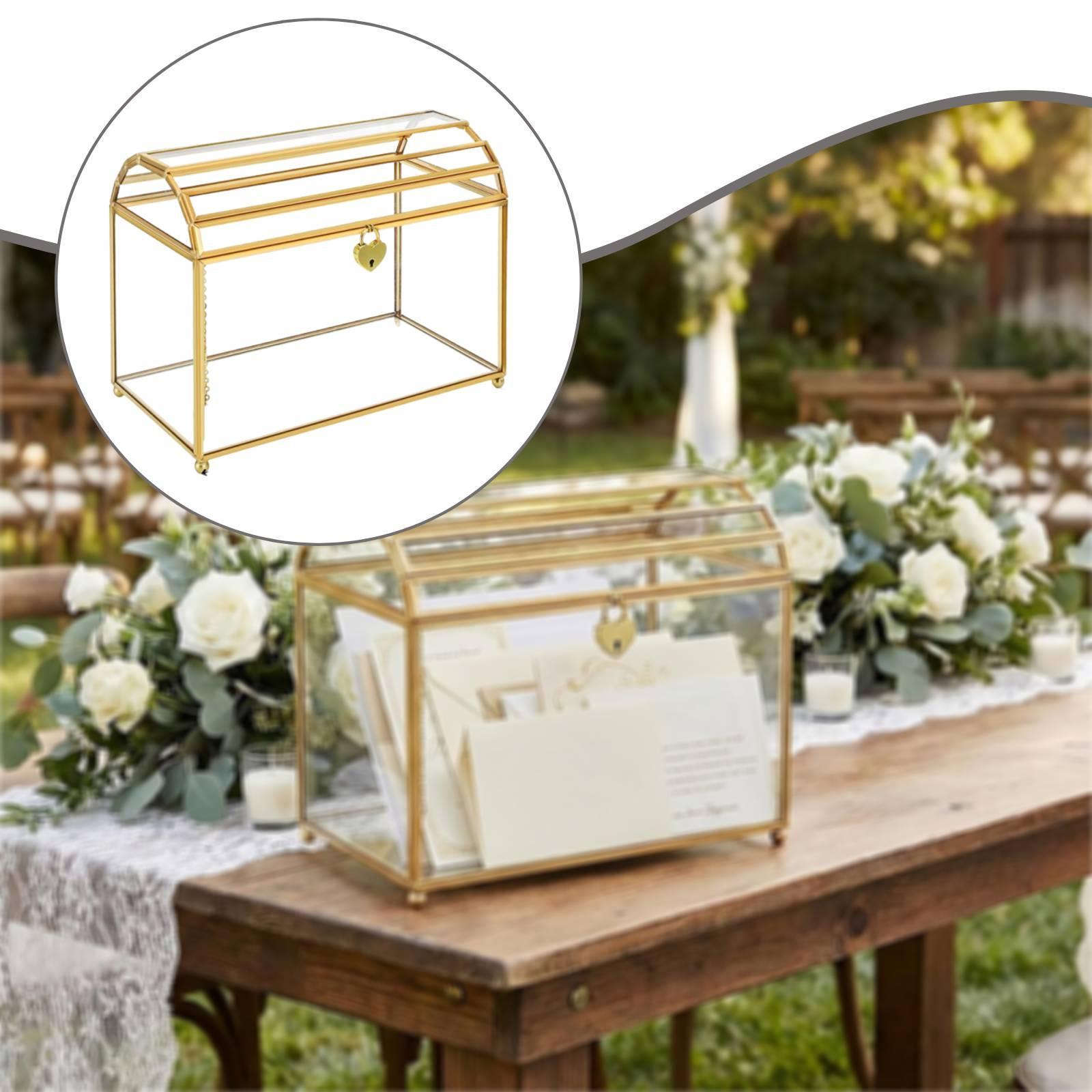 Glass Wedding Card Box Storage - Event Party Box のレビューと価格