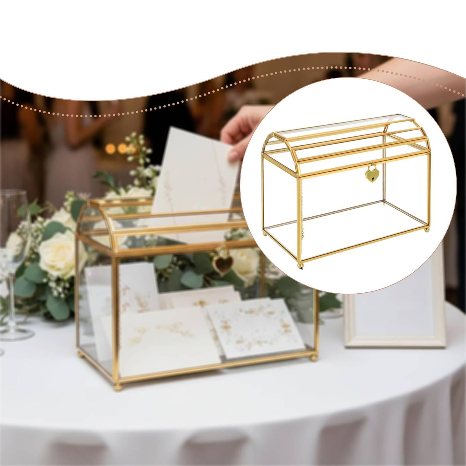 Glass Wedding Card Box Storage - Event Party Box のレビューと価格