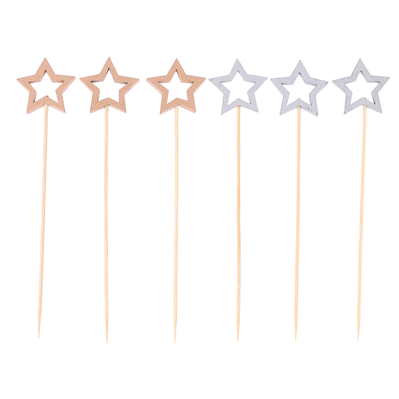 50/100Pcs Star Disposable Bamb - Centerpiece Stick のレビューと価格