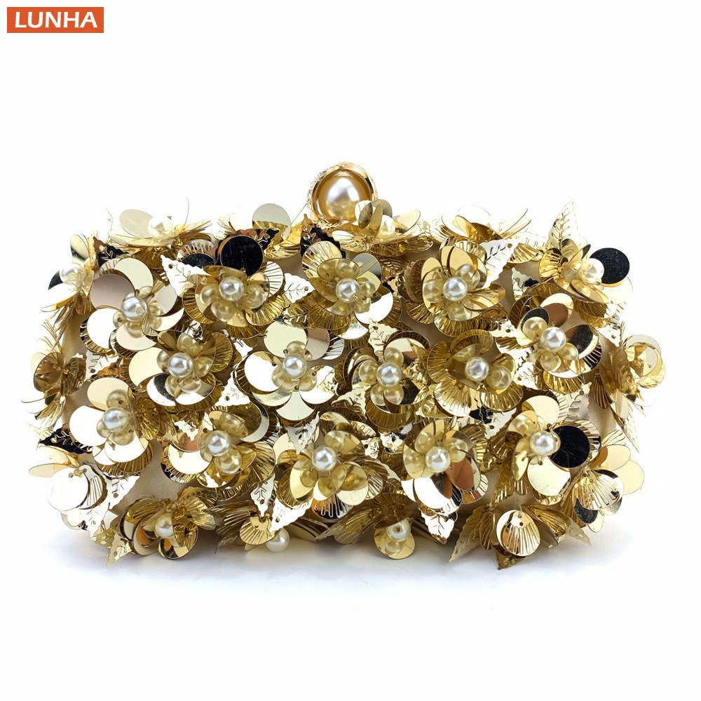Women's Luxury Pearl Clutch Bo - Event Party Box のレビューと価格